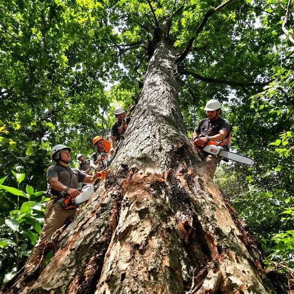 Precision tree cutting and removal